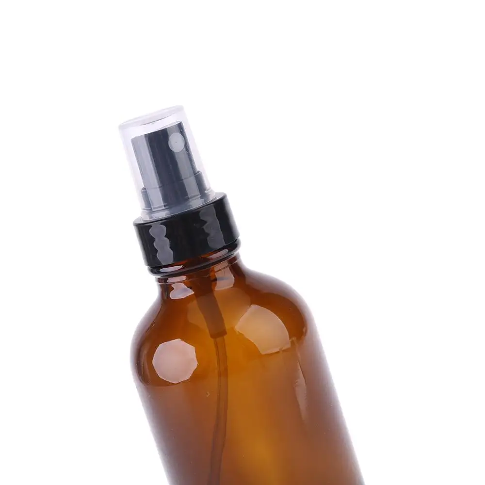 Empty Amber Glass Spray Bottle Water Sprayer Refillable Atomiser Container for Essential Oils | Красота и здоровье