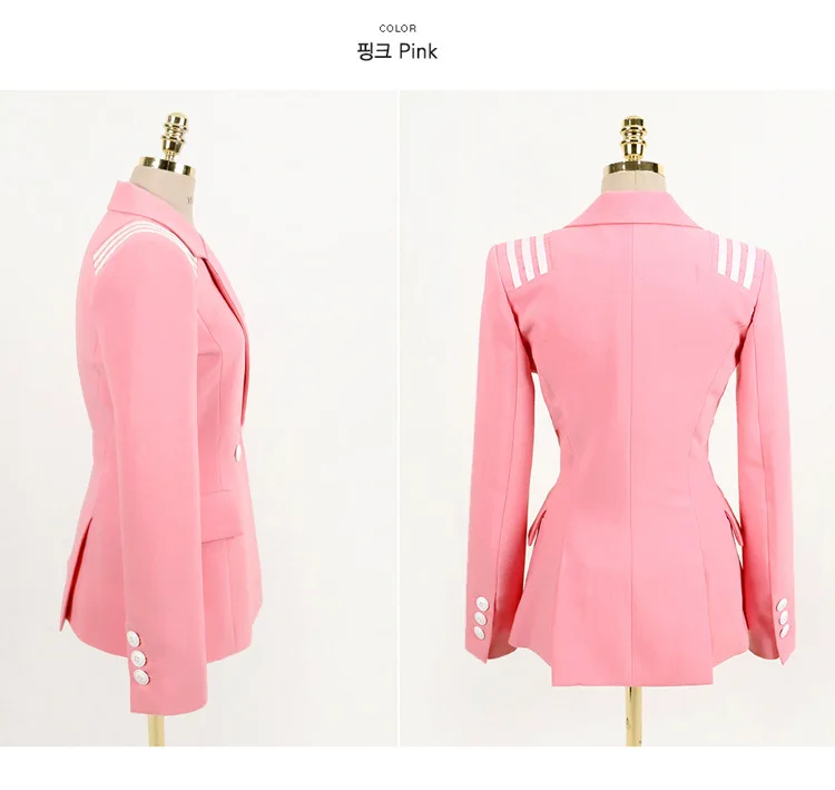 Женский костюм 2019 розовый Повседневный модный тонкий британский стиль маленький