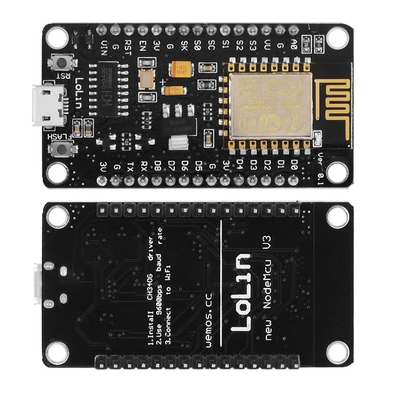 Новая версия NodeMCU LUA Wi-Fi на основе сети ESP8266 макетная плата стандарта для Arduino