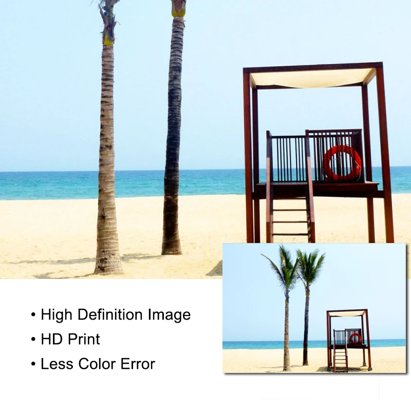 Морской пляж маяк с художественным принтом Природный Пейзаж Плакат пейзаж