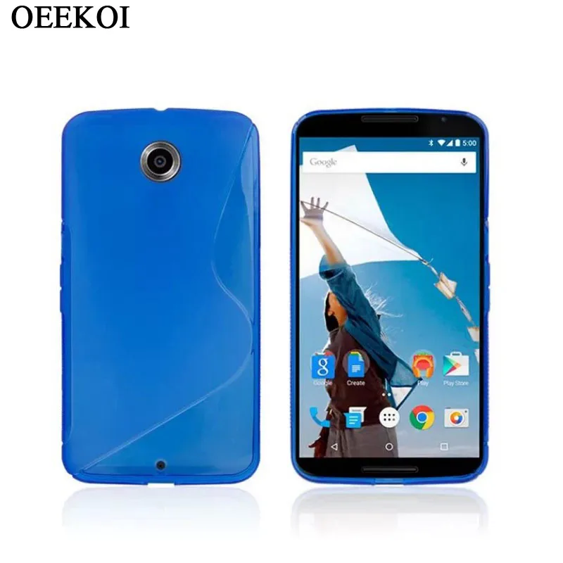 OEEKOI S Line Дизайн Мягкий ТПУ чехол для Moto G6 Plus/Nexus 6 | Мобильные телефоны и аксессуары