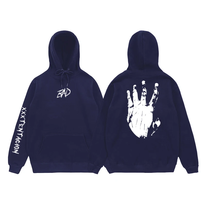 

European And American Rapper XXXTentacion Men'S And Women'S Trend Plus Fleece Hoodie Autumn Casual Sweatshirt Men'S Hoodie EAD