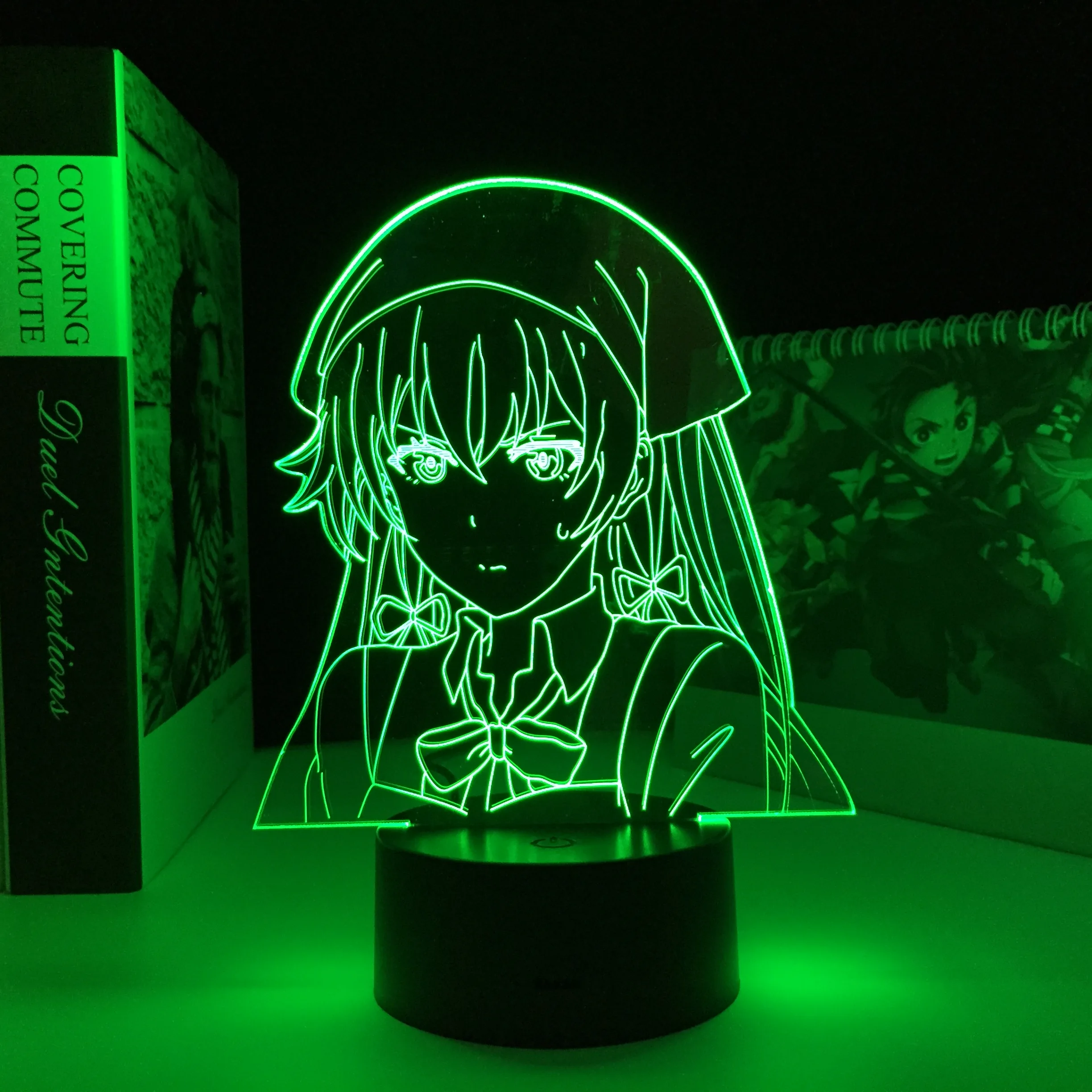 

Manga OreGairu LED Night Light for Bedroom Decor Nightlight Birthday Christmas Gift Anime Gadget Table Lamp Yukino Yukinoshita