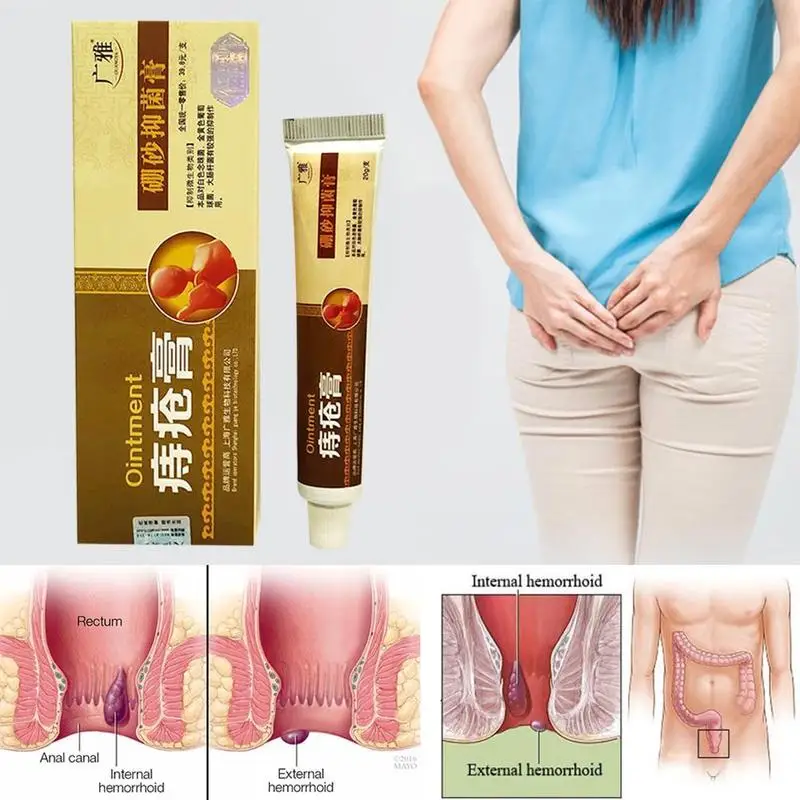 Chinese Patch Hua Tuo Hemorrhoids Ointment Sterilize Internal Piles External Anal Fissure Therapy Health Products | Красота и