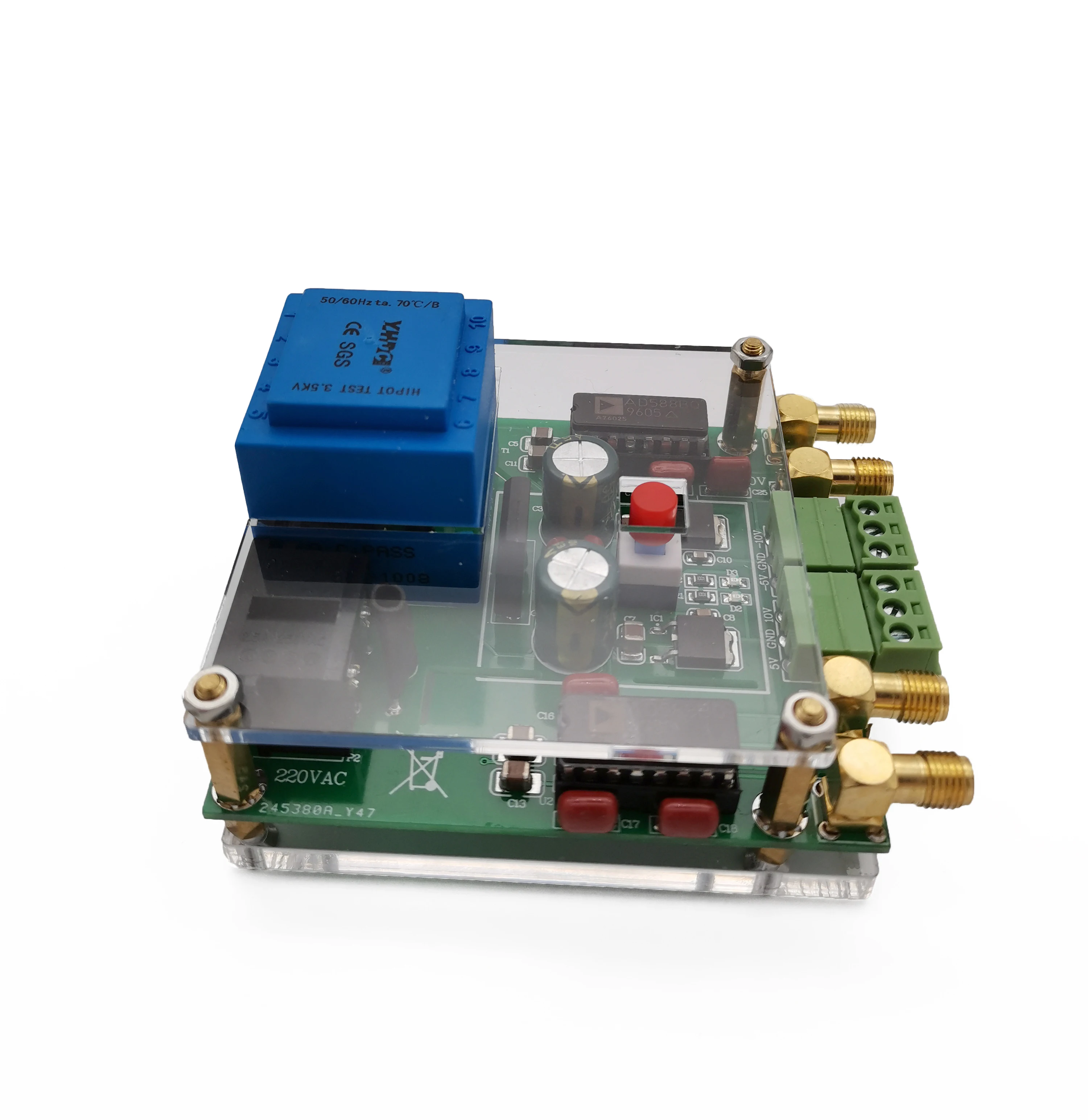 AD588 voltage reference positive and negative 5V 10V DAC voltage reference source meter correction high precision