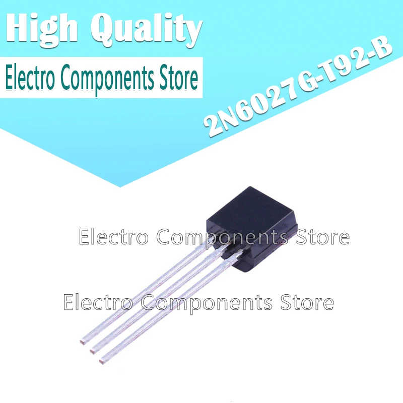 

10 шт./лот тиристорный транзистор 2N6027G-T92-B 2N6027G DIP TO92-3 Silicon Control