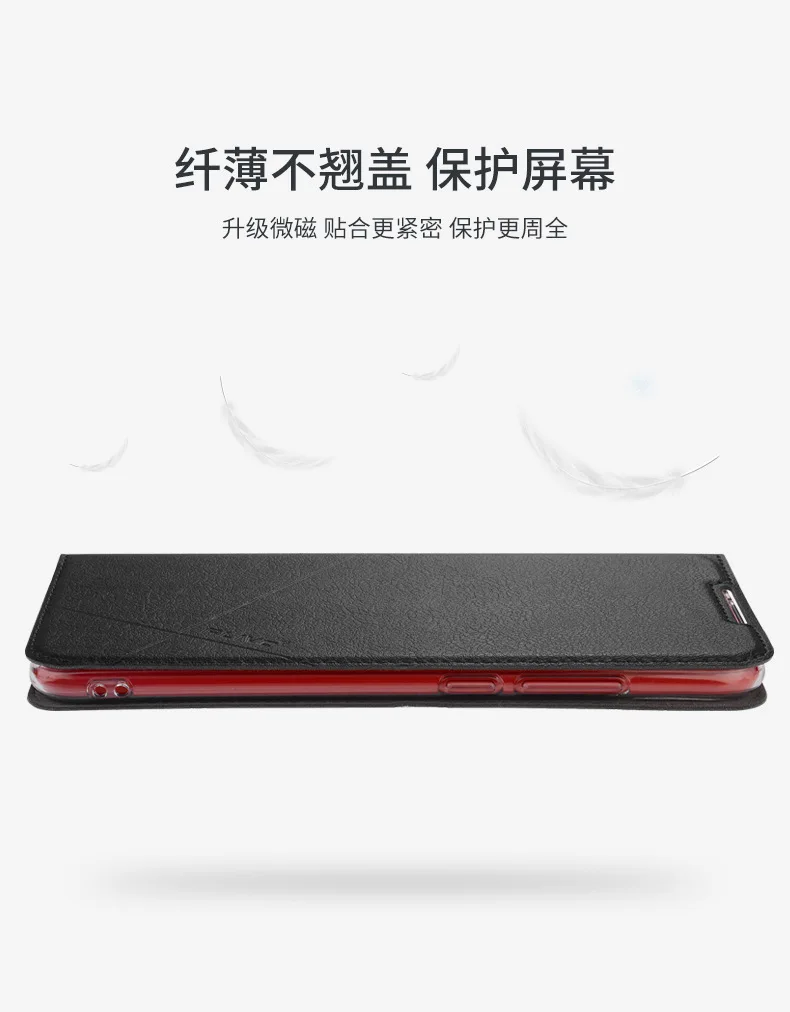 100% Оригинальный чехол-книжка из искусственной кожи для huawei Honor play 3