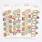 10 шт. блестящая заколка для волос для девочек заколки для волос из 2020 красивые заколки для детские, для малышей для женщин аксессуары для волос, заколки повязка на голову