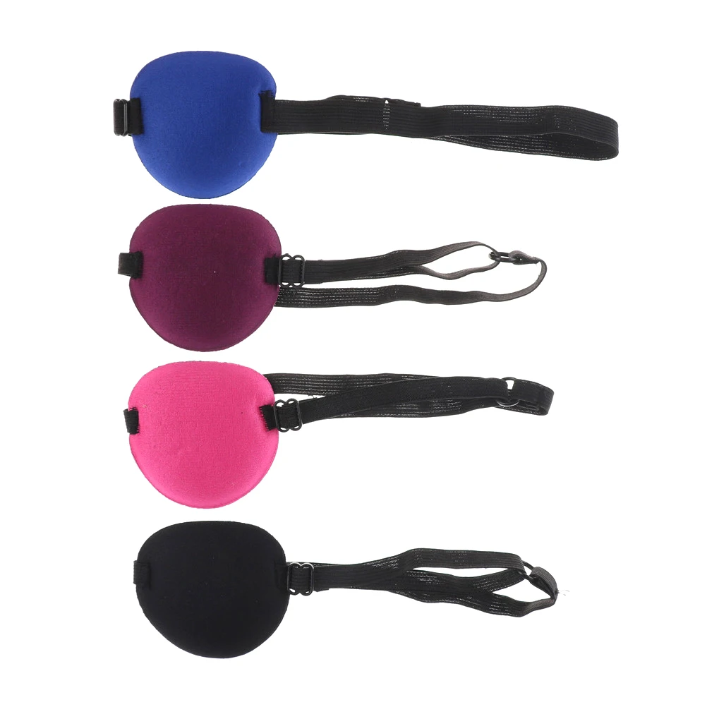 Унисекс черная нашивка с одним глазом моющаяся Регулируемая вогнутая для глаз