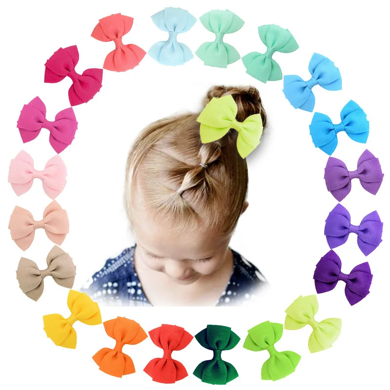 Заколки для волос с бантом девочек модные милые зажимы карамельных цветов