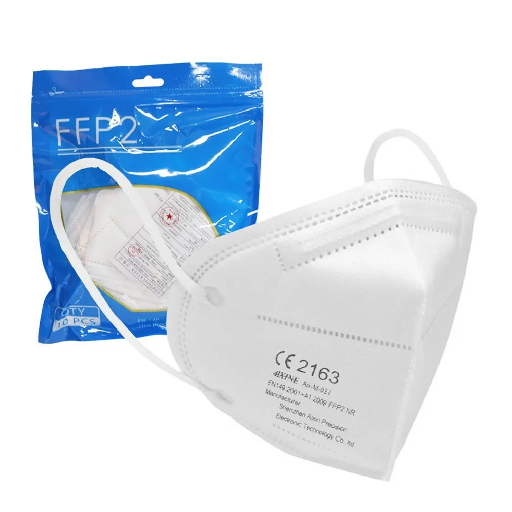 FFP2 защитная маска для лица унисекс Антибактериальная уличная противотуманная