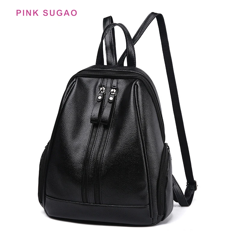 

Pink Sugao women backpacks leather backpacks for women designer lap top backpack fashion shoulder bag book bag travel backpack