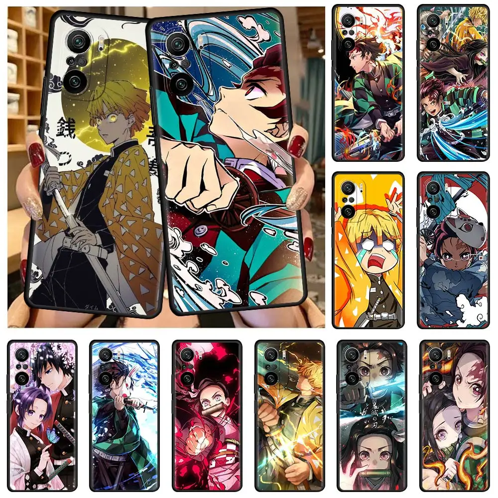 

Anime Kimetsu No Yaiba Case For Xiaomi Redmi Note 9S 9 8 8T 7 10 Pro Silicone Sac 9C 9A 8A 7 7A K40 Soft Back Phone Cover