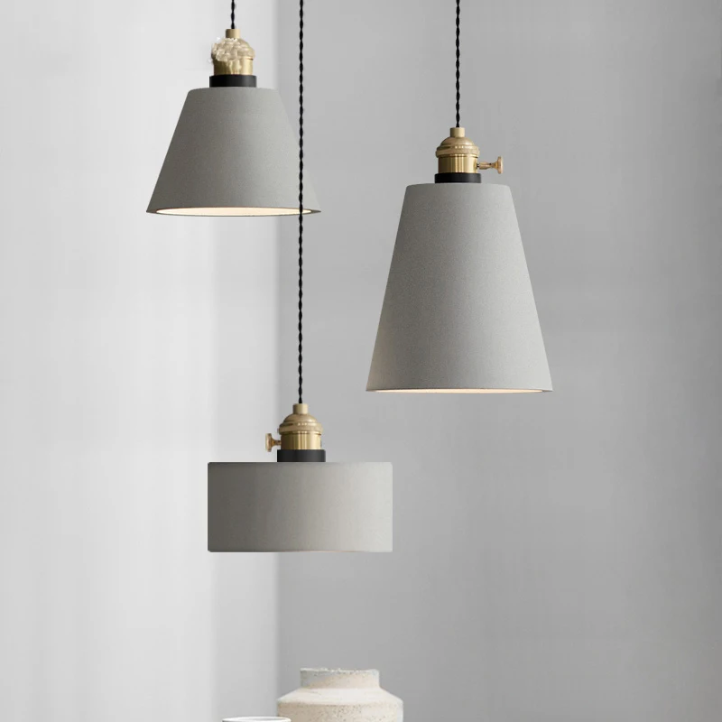 Скандинавский цемент подвесные светильники современный бар кафе Подвесная