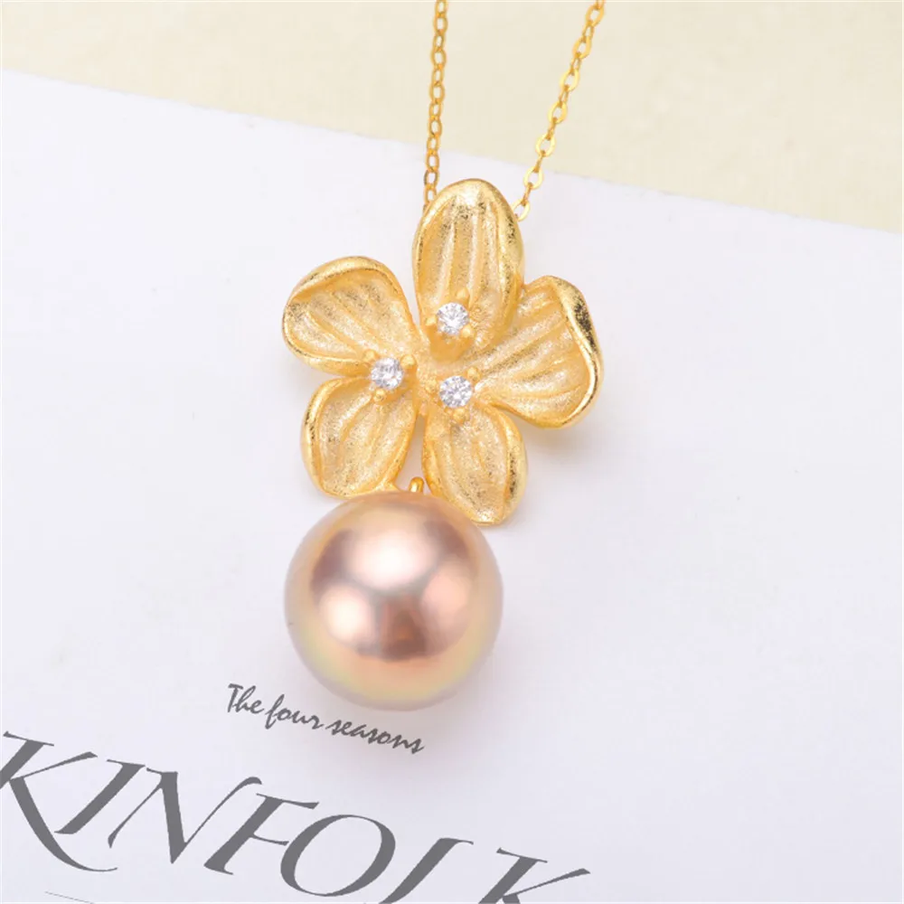 

DIY Pendant base connection Discovery of Jewelry Making Only Pendant Fitting S925 Sterling silver , No Pearl No Chain