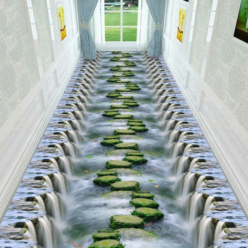 Коврик вертикальный 3D большого размера коврики для прихожей впитывающий влагу