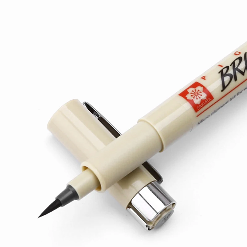 Художественные маркеры кисть для подводного плавания Sakura Pigma Micron Pen Neelde мягкая