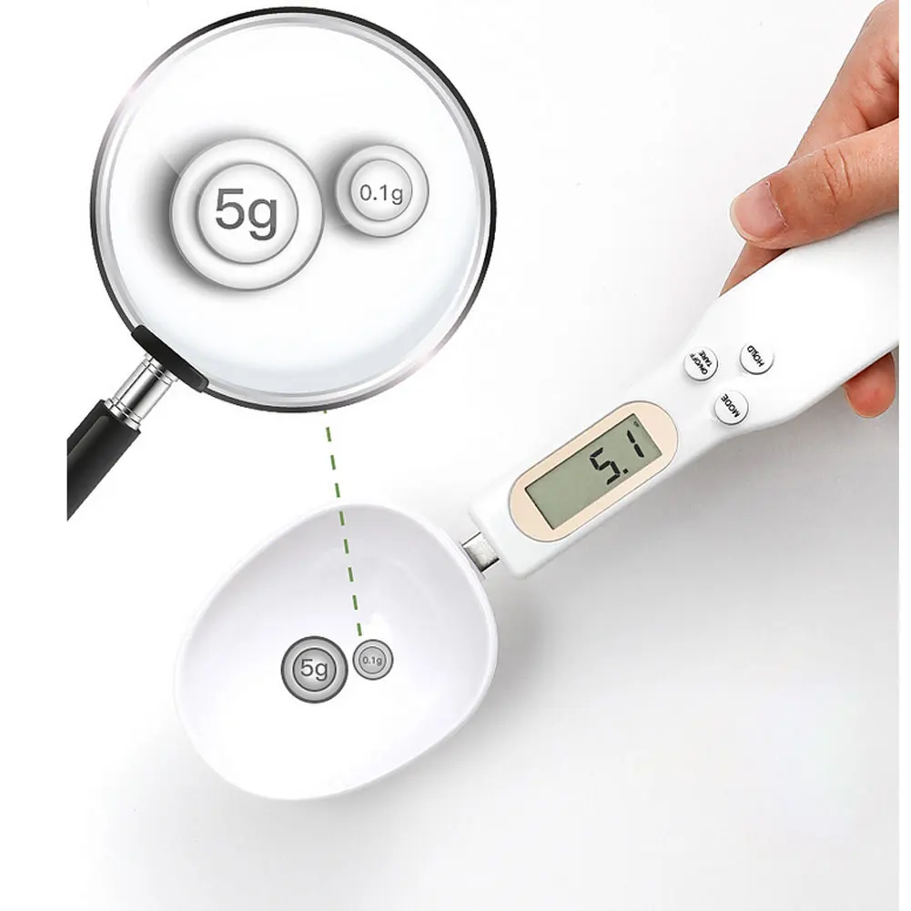 

500g/0.1g Electronic Weighing Spoon Kitchen Measuring Spoon Measuring Cup Spoon Scale Mini Kitchen Scales Baking Supplies