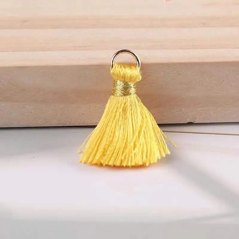 ISequins 10 шт/партия 2 см мини шелковистая кисточка цвет маленькая ювелирные изделия