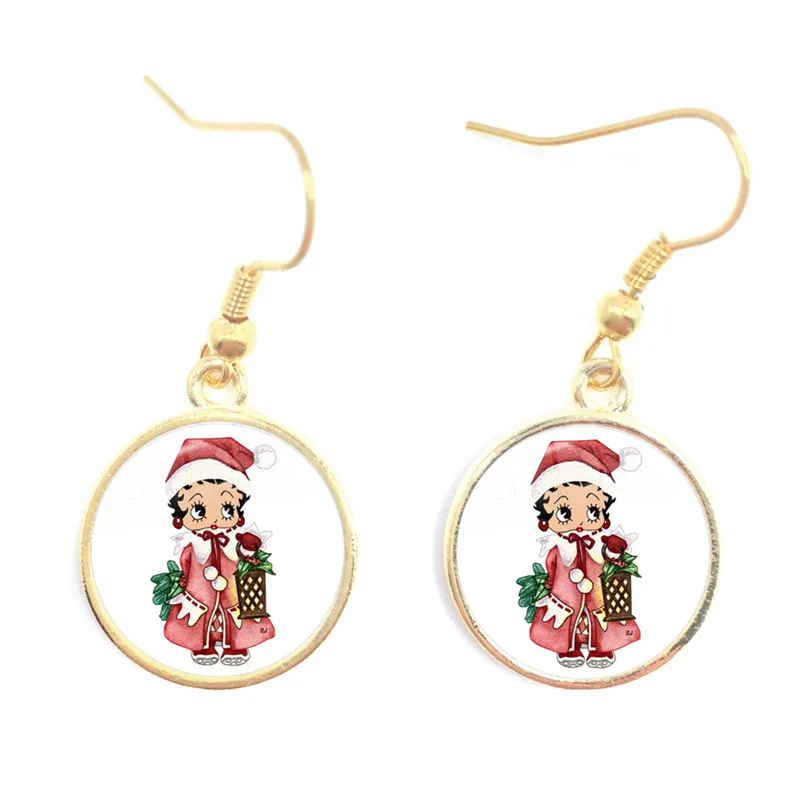 Новое поступление милые очаровательные серьги-капли Бетти БОПС для детей