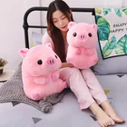 Креативная плюшевая игрушка в виде милой свиньи, 40 см