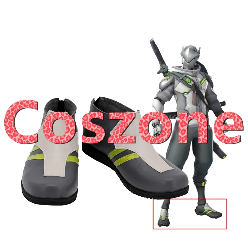 Ай Шимада Косплей Гэндзи ботинки Хэллоуин Карнавал косплей костюм аксессуары |