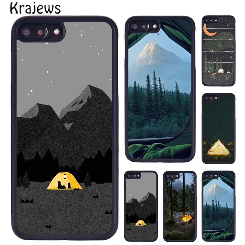 Чехол krajew для телефона с изображением природы гор iPhone 5 6 S 7 8 Plus 11 12 Pro X XR XS Max Samsung