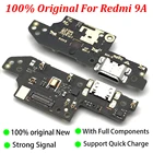 100% Оригинальный протестированный Redmi 9A 9 9C USB-разъем для зарядки, детали платы, гибкий кабель с микрофоном, микрофоном