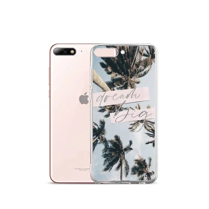 

Travel mountain sea beach quotes Phone Case Transparent for iPhone Samsung A S 11 12 6 7 8 9 10 20 Pro X XS Max XR Plus lite