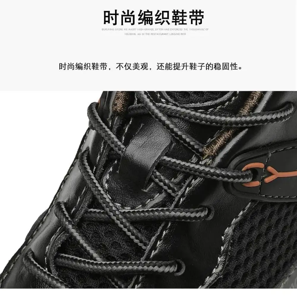 

Running Shoes Parquet Leather Large Outdoor Mesh Shoes 38-45 Casual Fashion Mens Shoes Sapatenis Masculino Male Shoes