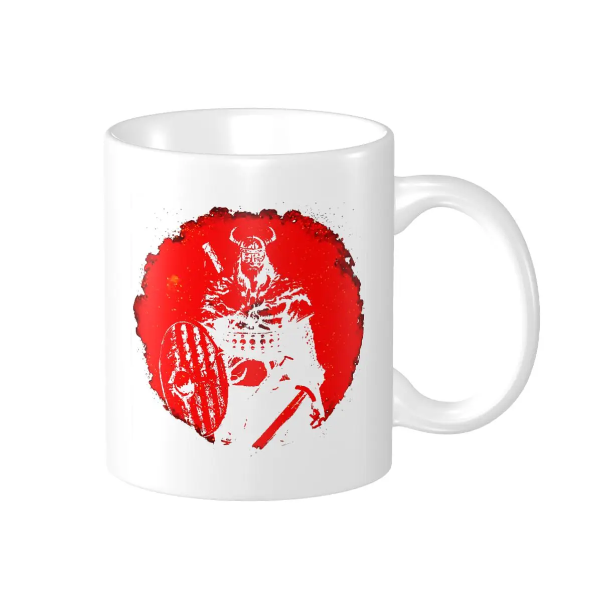 

Promo Viking Warrior Vikings Mugs Graphic Cool Cups CUPS Print Funny Vintage R339 tea cups