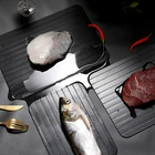 QDRR Быстрый лоток для разморозки быстрая оттепель мясо рыба фрукты морская еда быстрая пластина для разморозки доска лоток кухонный гаджет инструмент Прямая поставка