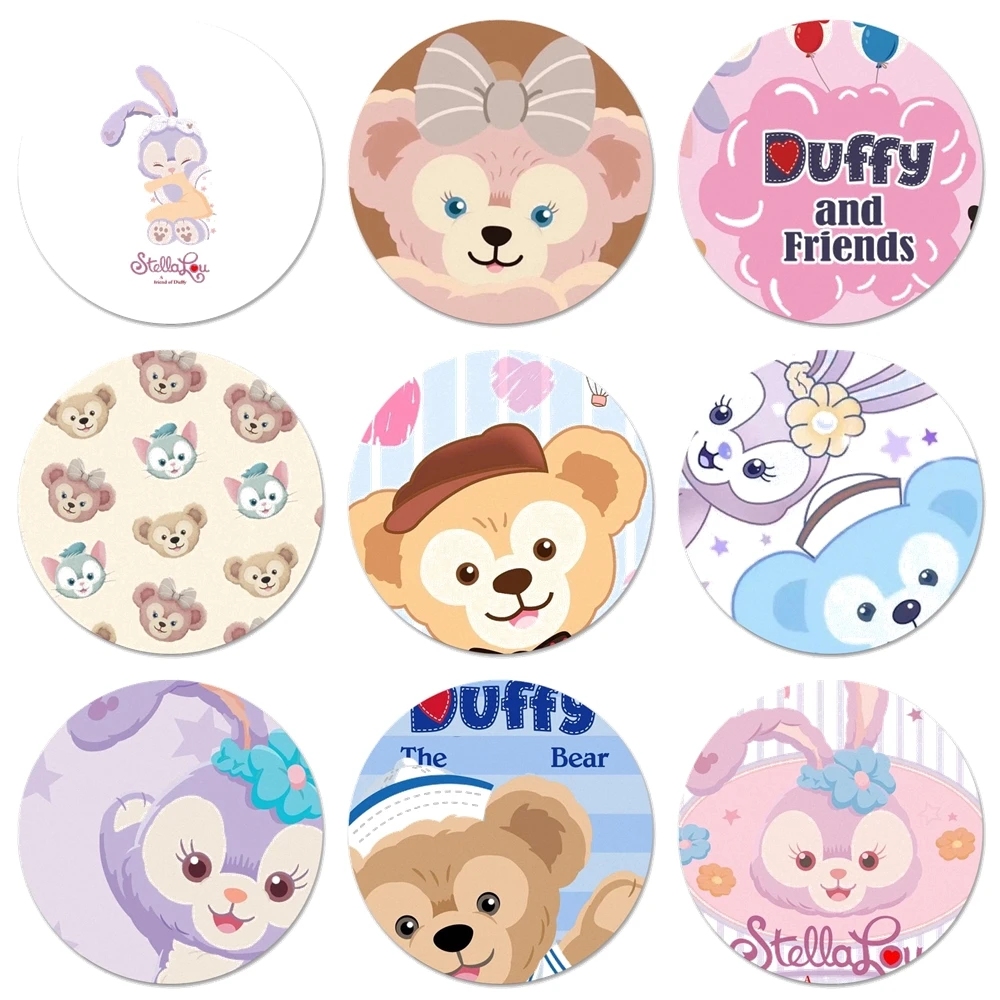 cartoon Duffy friends shelliemay bear Icons Pins Badge Decoration Brooches Metal Badges For Backpack Decoration