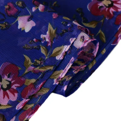 

New Chiffon Scarf Women Thin Flower Shawls Spring Summer Silk Scarves Wraps Foulard Print Hijab Stoles Wholesale