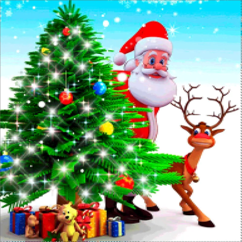 

Fashion DIY Diamond Painting Christmas Canvas Full Drill Square Round Diamond Embroidery 5D Cross Stitch Decoration Home Decor