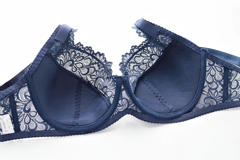 Бюстгальтер кружевной Xiushiren на косточках с вышивкой цвет в ассортименте размера