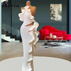 Платье женское вечернее с блестками, со шлейфом