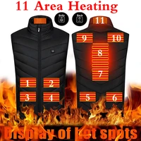 smart usb electric heating jacket 2 11 zone heating vest jacket ladies heating vest mens tactical vest jacket outdoor jacke