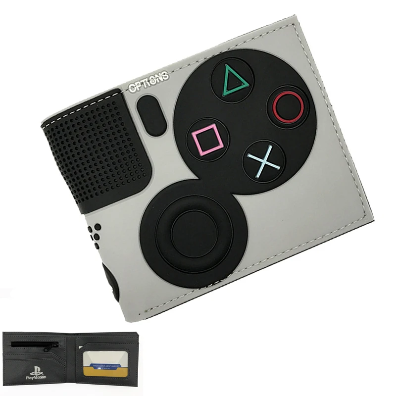 Модный кошелек для игр с карманом монет удостоверения личности короткий из