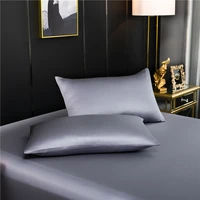 natural mulberry silk pillowcase high end quality pure silk pillow case solid color envelope pillow cover 51x76cm customizable