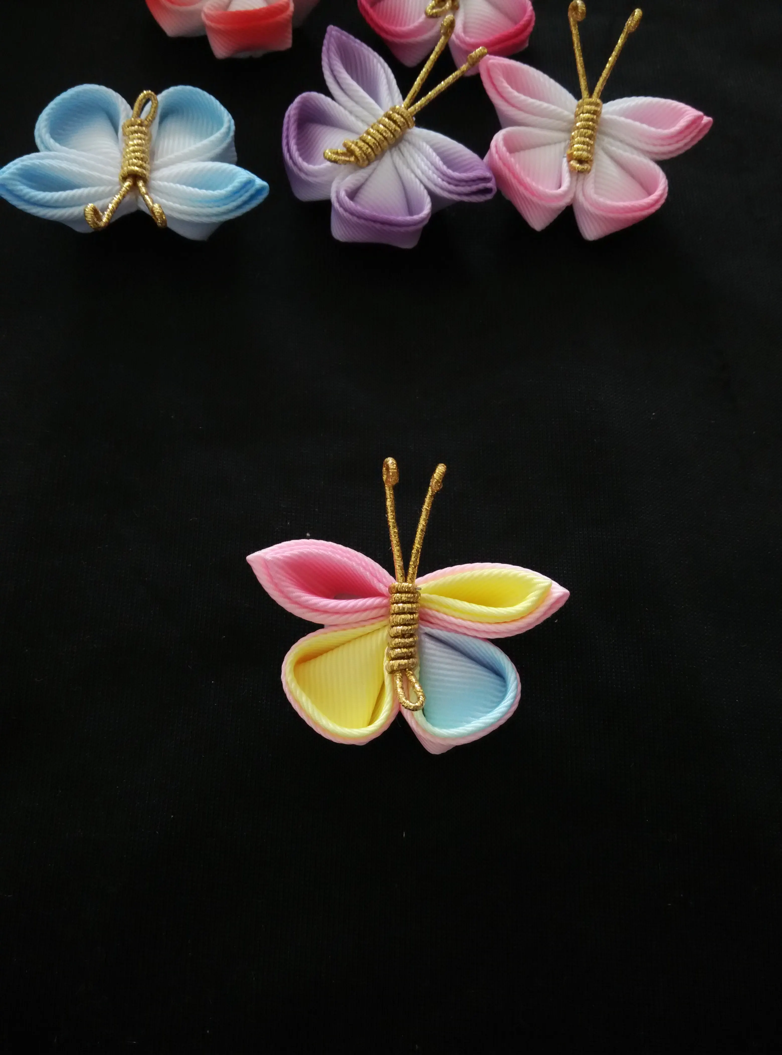 50 шт. Детские аксессуары для волос с бабочками | Украшения и