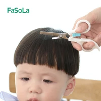 youpin barber scissors child infant baby haircut with safety buckle bangs cut
