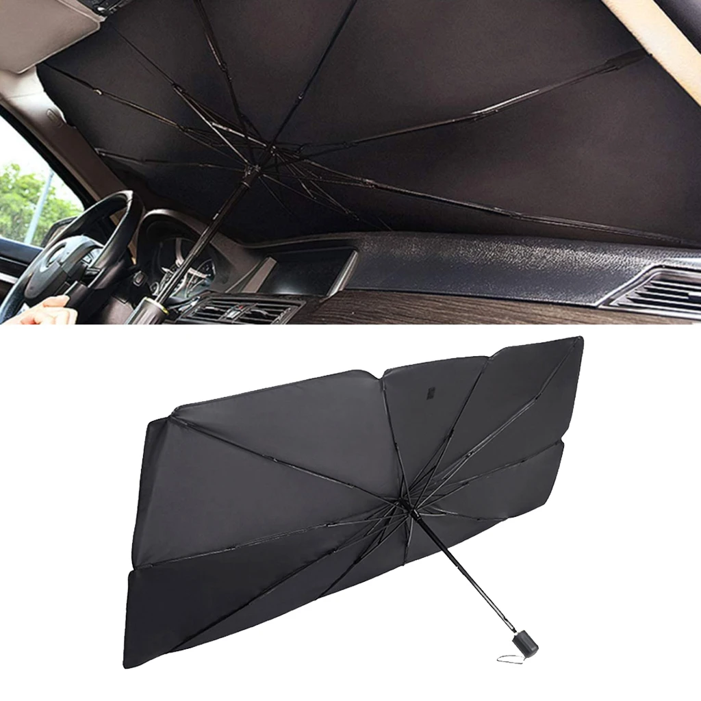

Car Umbrella Windshield Sunshade Cover Foldable Block Heat UV Rays Durable