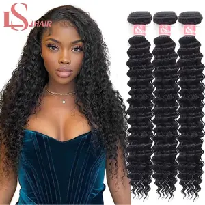 30 32 40 дюймов бразильские волнистые пряди волос, человеческие волосы, пряди 134 штуки, вьющиеся волнистые человеческие волосы Remy для наращивания женщин