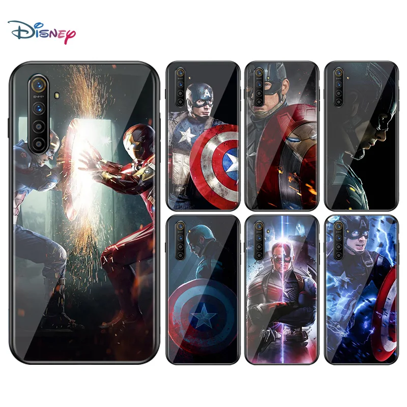 

Marvel Avengers Super Hero Captain America For OPPO F5 F7 F9 F11 R9S R15X R17 Neo K3 K5 A5 A7 A9 A11X Pro Soft Black Phone Case