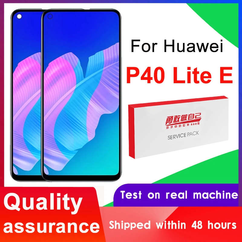 100% протестированный сменный дисплей для Huawei P40 Lite E ЖК с сенсорным экраном и
