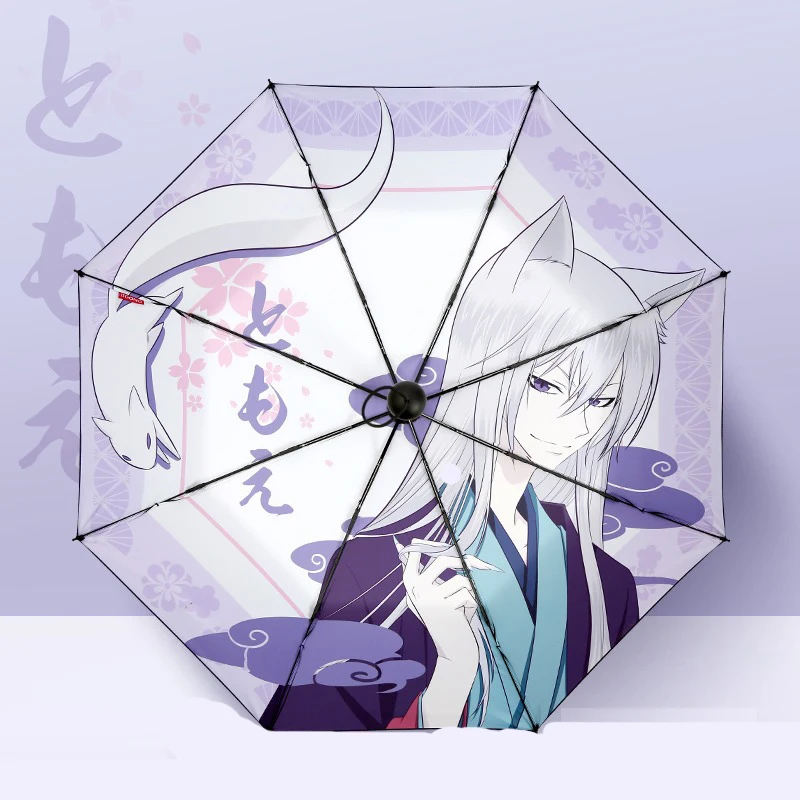 Зонтик для косплея аниме Kamisama Love Tomoe Fold мужчин и женщин с защитой от ультрафиолета