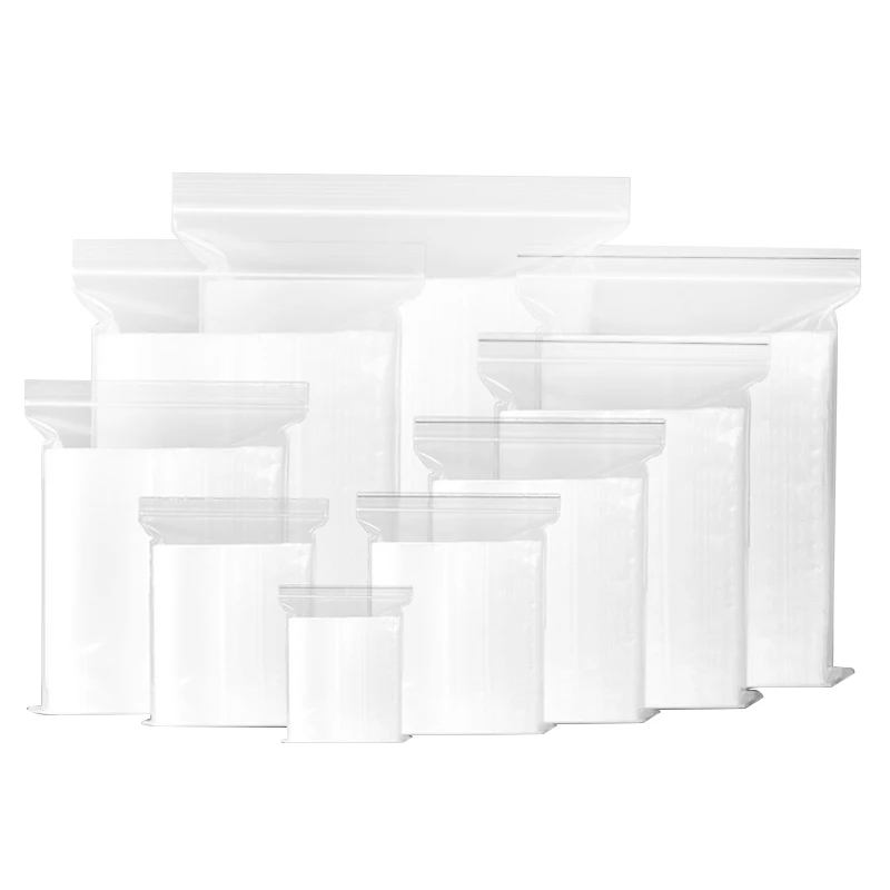 100 шт. прозрачные пакеты для упаковки ювелирных изделий|Сумки вещей| |