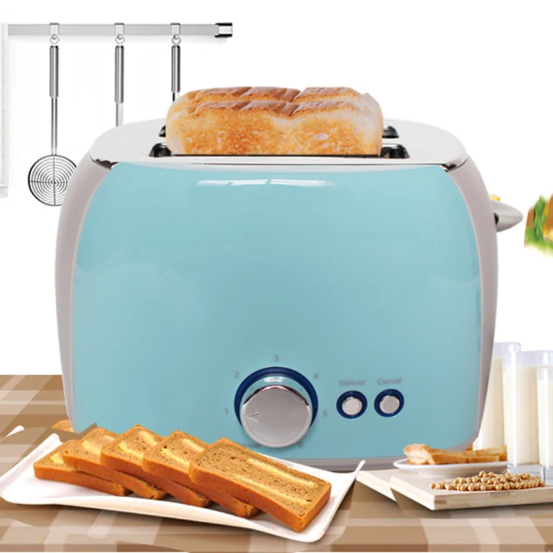 

2 Slice Toaste Stainless Steel Toasters with Removable Crumb Tray for Bagels