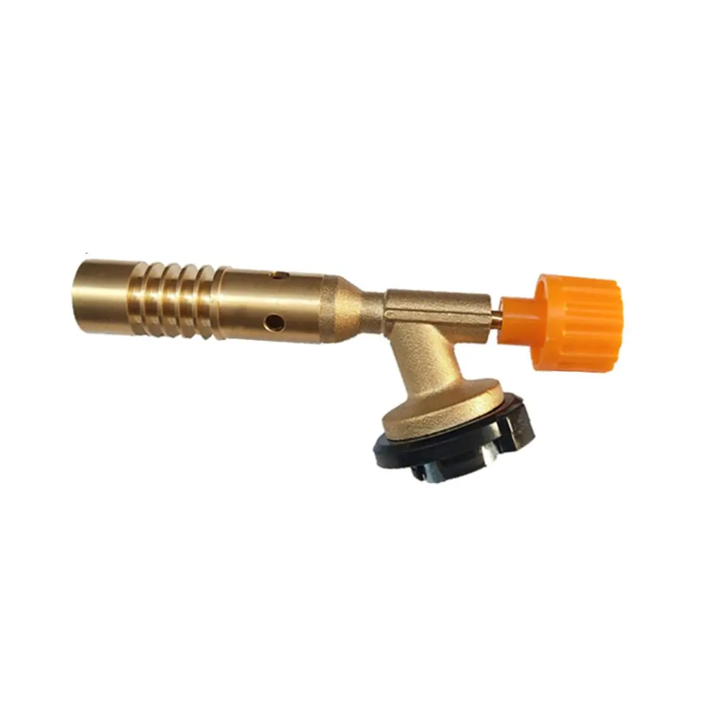 

Brass Gas Torch Brazing Solder Nozzles Durable Welding Heating Burner Propane Torch Head Pencil Flame Gun for Cylinders